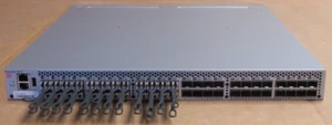 Brocade 6510 48-Port 16Gb FC SAN Switch SM-6510-24RCS (24-Port Active) R2F + SFP - Picture 1 of 5