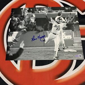 Ray Knight Signed New York Mets 8x10 Picture Autographed AUTO Steiner CX