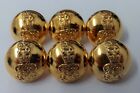 Genuine British Army The Life Guards Regiment Officers Dress Buttons 30L NEW 