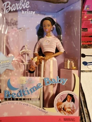 Barbie y Krissy Bedtime Baby Mattel de colección. Excelente 28885 2000 en caja original Foto 1 de 4