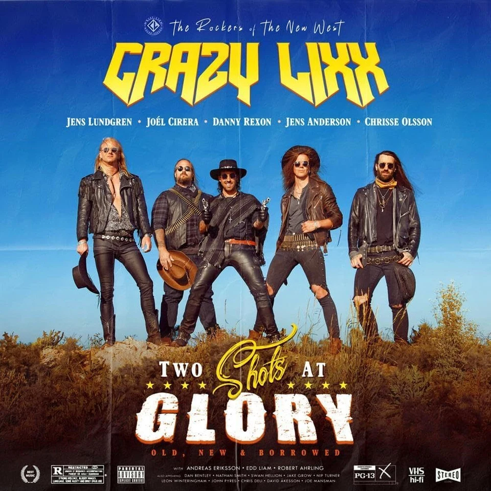 CRAZY LIXX TWO SHOTS AT GLORY WITH BONUS TRACK CD Japan Edition GQCS-91414