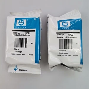 π₯ Originale HP 21 Nero C9351AE + HP 22 Tricolore C9352AE - Senza scatola (IVA Inc) π₯ - Foto 1 di 3