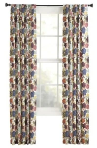 Style Selections Bernard 84 in Back Tab Light Filtering Single Curtain Panel - Picture 1 of 9
