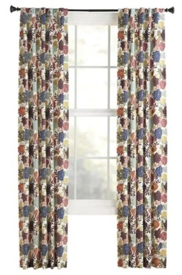 Style Selections Bernard 84 in Back Tab Light Filtering Single Curtain Panel - Image 1 of 2