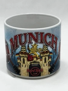 Hard Rock Cafe - Munich Souvenir Mug Castle Guitar Drums - Picture 1 of 9