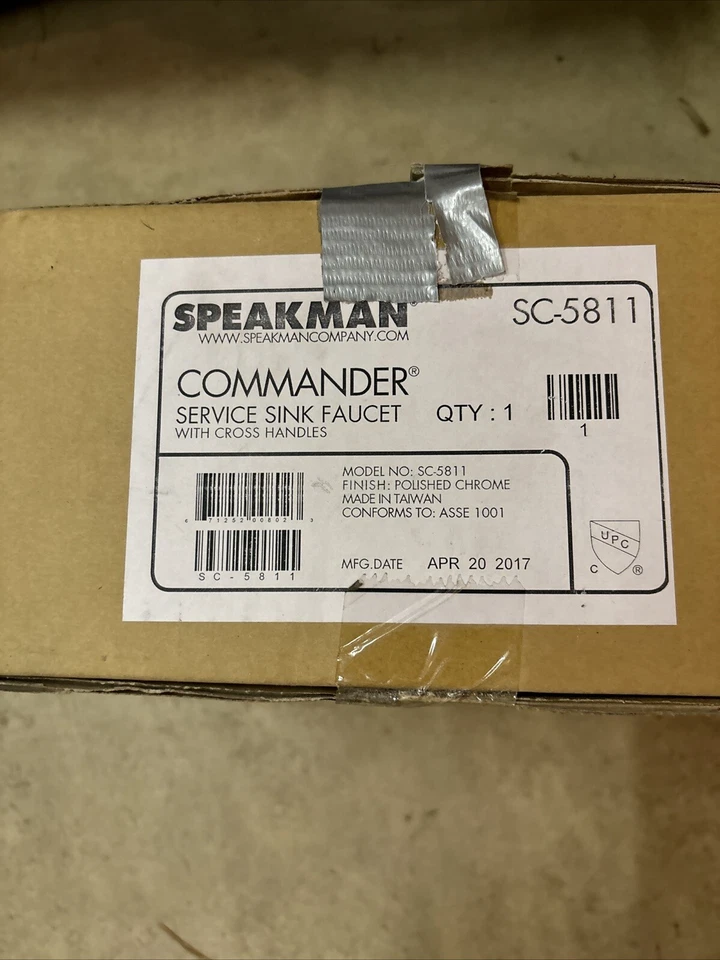 Grifo fregadero de servicio Speakman SC-5811 Commander asas cruzadas cromo pulido Foto 1 de 1