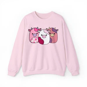 Pretty Cow Friends Sweater - Picture 1 of 43
