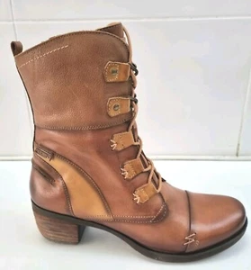 Pikolinos Womens Boots Le Mans Casual Ankle Leather, Brandy. Size UK 6 EU 39. - Picture 1 of 6