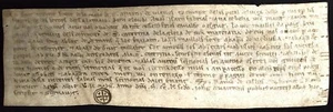 1252 MEDIEVAL PARCHMENT LOUIS IX & INNOCENT IV ERA Handschriften auf Pergament - Picture 1 of 12