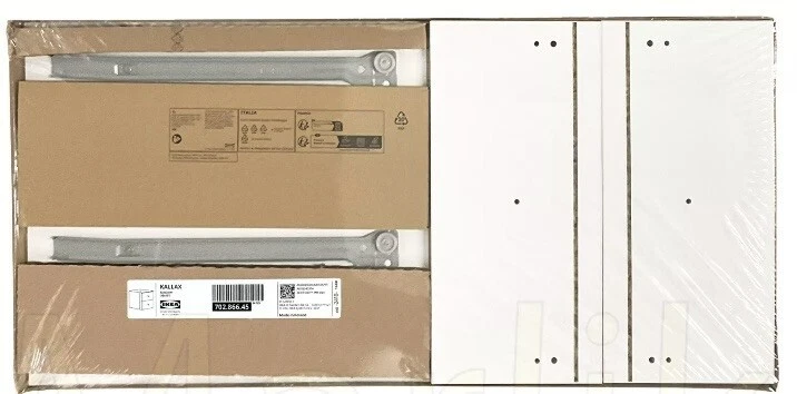 Ikea KALLAX Inserto con 2 cajones, Blanco 13x13 (Pack de 2) 702.866.45 Foto 1 de 1