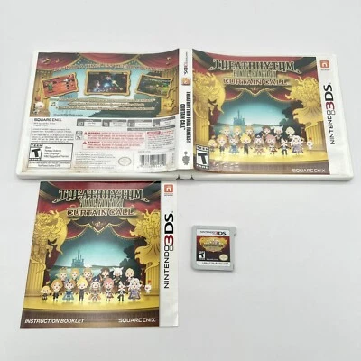 Theatrhythm Final Fantasy: Curtain Call (Nintendo 3DS, 2014) W/Manuel Tested - Image 1 of 4