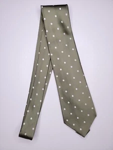 Burma Bibas Mens Formal Necktie 57"Lx3.5"W Green Neck Tie - Picture 1 of 4