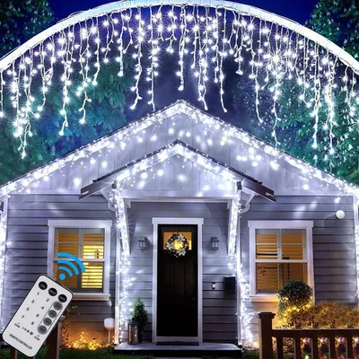 Luces LED de hadas para interiores y exteriores de Navidad de 13 pies ~ 130 pies con 8 modos Foto 1 de 4