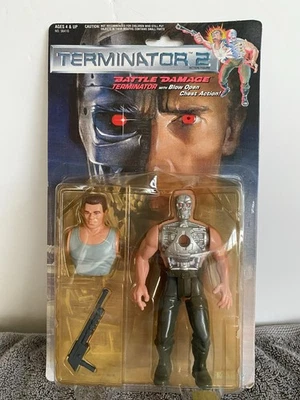 Cofre abierto Terminator 2 Battle Damage - Kenner - 1991 - Nuevo en caja sellado Foto 1 de 3