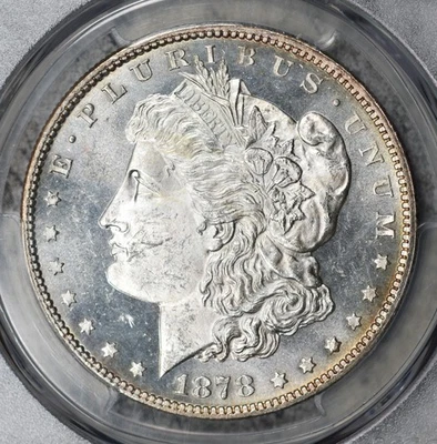 1878-P 7TF Morgan Dollar PCGS MS63 Semi-PL Nice Frost! #11FCT - Image 1 of 3
