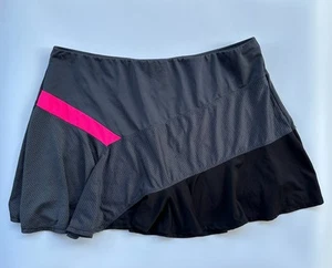 Lucky In Love - Color Block - Tennis Pickle Ball Skort - grau/schwarz/pink - XL - Bild 1 von 7