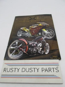 Catálogo folleto de piezas de rueda de motocicleta Xtreme Machine 2007 Cutting Edge - Imagen 1 de 5