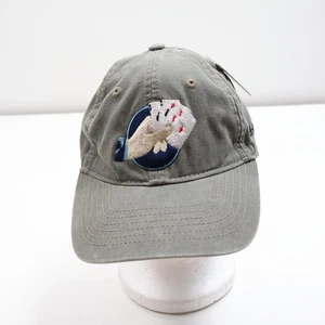 Cappello da poker vintage assi alti berretto kaki ricamato mano poker nuovo con etichette - Foto 1 di 5