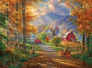 Buffalo Games - Abraham Hunter - Fall Memories - 1000 Piece Jigsaw Puzzle... - Picture 1 of 6