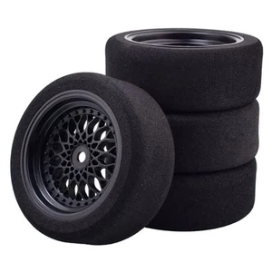 4 Stück 1/10 On-Road Schaumstoffreifen & 2080-3 mm Felgen 12 mm Sechskant für HSP HPI RC Rac... - Bild 1 von 8