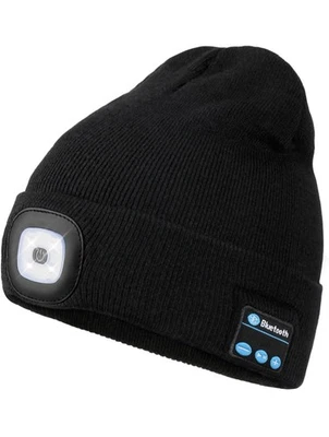 Bluetooth Beanie Hat with LED Light – Unisex Wireless Cap for Men & Women - Image 1 of 4
