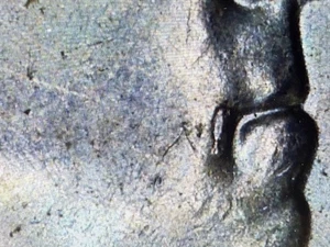 2022 P Dr Sally Ride ERROR Coin Die Chip on Mouth "DROOL" Lot 215 - Bild 1 von 3