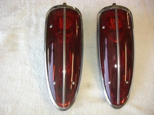 1958-1960 Pair Of Original Corvette Tail Light Assemblies -Parts - Picture 1 of 9