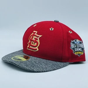 St. Louis Cardinals New Era All Star Game 2016 59FIFTY Fitted Hat Red Sz 7 5/8 - Picture 1 of 4