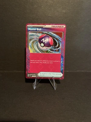 Pokemon Sv05:2024 Temporal Forces Master Ball 153/162 Ace Spec Rare Holo - Image 1 of 4