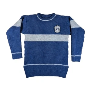Harry Potter Ravenclaw Quidditch Pullover 100% Wolle Made In Scotland Größe Erwachsene M - Bild 1 von 8