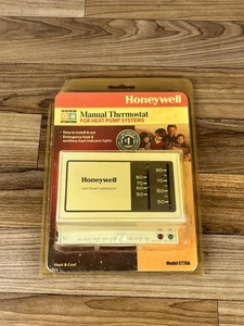 Honeywell Heat Pump Manual Thermostat CT70A Heating AC Unit New Old Stock Sealed - Picture 1 of 4