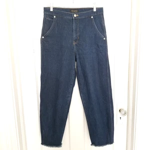 Jeans donna Banana Republic - gamba a botte taglia 28/6 lavaggio scuro vita alta - Foto 1 di 9