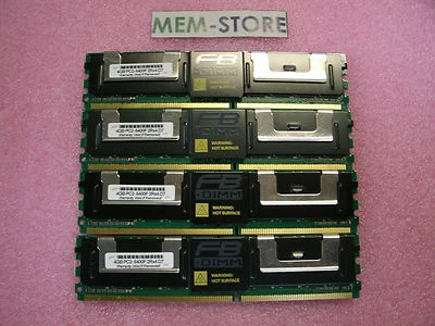 16GB 4x4GB 800MHz FBDIMM Memory Dell T7400 New - Image 1 of 2