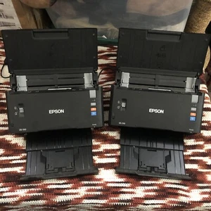 Two 2 Epson WorkForce DS-510 Desktop Sheetfed Color Document Scanner J341A & USB - Picture 1 of 5