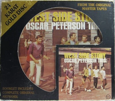 OSCAR PETERSON TRIO Вестсайдская История 24K ЗОЛОТОЙ ДИСК Редкий DCC Джаз Аудиофил - Изображение 1 из 4