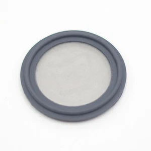 HFS(R) 2" Tri Clamp Screen Gasket Viton w/ Stainless Screen 100 Mesh (150 um) - Picture 1 of 1