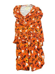 Women’s Orange Halloween Pajama set size small NEW - Picture 1 of 10