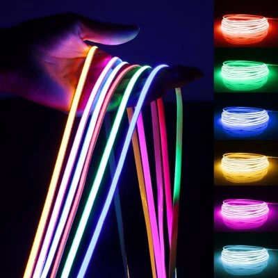 384LEDs/M 5MM FOB COB LED Strip Lights 12V Flexible Tape Ribbon LED Light Room - Image 1 of 4