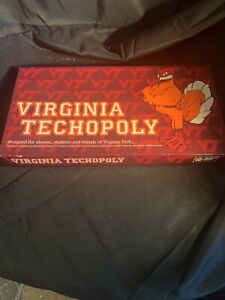 VIRGINIA TECHOPOLY GAME FOR ALUMI STUDENTS & FRIENDS OF VA TECH HOKIE Complete