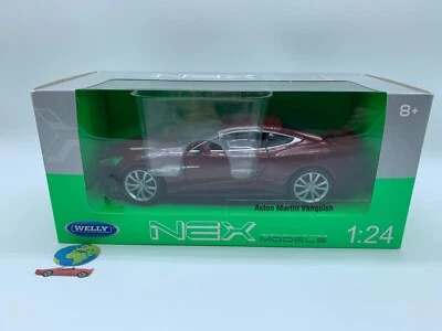 Welly Aston Martin Vanquish, in scala (1:24 - 1:25), vintage (1764) - Immagine 1 di 4