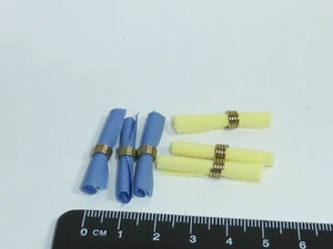 Servietten 6 Puppenstubenminiaturen Maßstab 1:12 - Bild 1 von 1