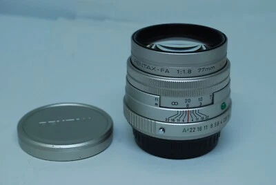 PRICE DOWN"Excellent"Pentax SMCP-FA 77mm f/1.8 MC Lens for pentax K- mount #5563 - Image 1 of 4