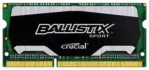 Crucial Ballistix Sport 4GB DDR3 1600 MHz PC3-12800 Sodimm Laptop Memory 204 Pin - Picture 1 of 1