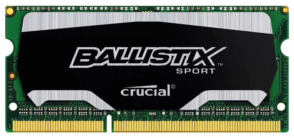 Crucial Ballistix Sport 4GB DDR3 1600 MHz PC3-12800 Sodimm Laptop Memory 204 Pin - Image 1 of 1