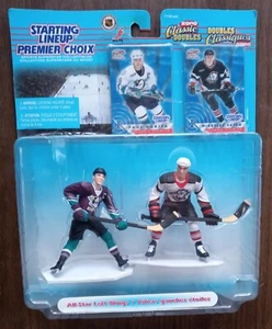 00 01 PAUL KARIYA/MIROSLAV SATAN Starting Line Up Classic Doubles Action Figure - Imagen 1 de 3