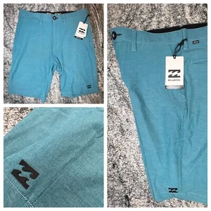 Billabong Crossfire X Hybrid Slub Chino Shorts Mens 30 Submersible Blue Grn OCN - Picture 1 of 11