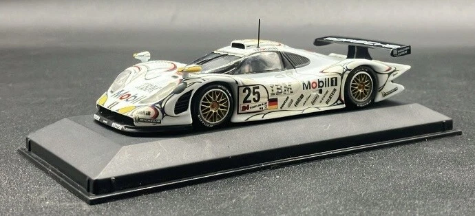 Minichamps 1/43 Porsche 911 GT1 #25 24hs Le Mans 1998 2nd Place 430986925 - Image 1 of 4