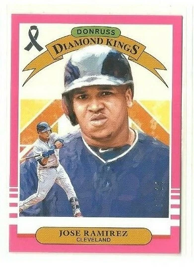 2019 Donruss Mother's Day Ribbon #6 Jose Ramirez DK 17/25 (72712) - Image 1 of 1