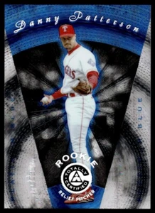 1997 Pinnacle Totally Certified Platinum Blue Danny Patterson Rookie /1999 Texas - Picture 1 of 2