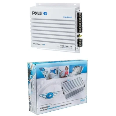 1 Pyle PLMRA410BT Verstärker Marine Classe Ab Stealthlite Recoil LED M Bluetooth - Bild 1 von 4